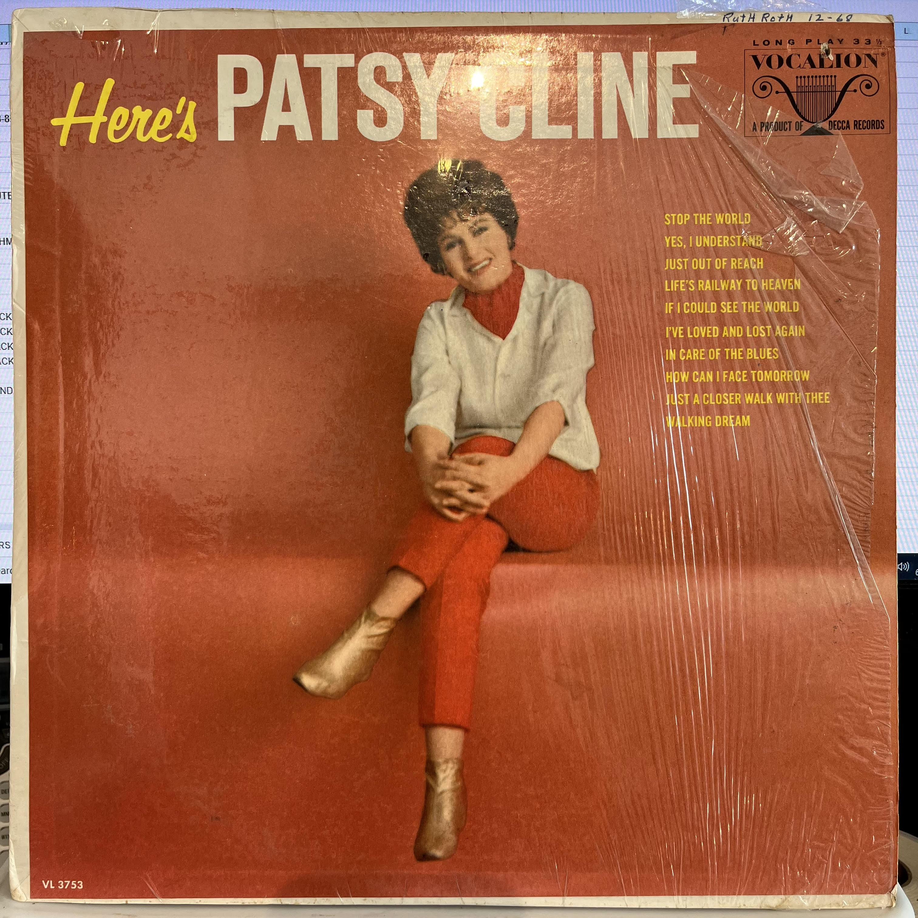 Patsy Cline - Here's Patsy Cline | Very Good (VG) Excellent (EX)