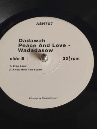 Dadawah - Peace And Love - Wadadasow | Mint (M) Mint (M)