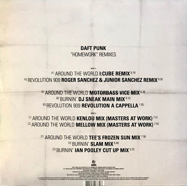 Daft Punk - "Homework" Remixes | Mint (M) Mint (M)