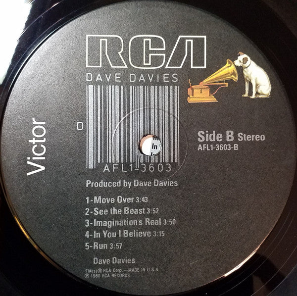 Dave Davies - AFL1-3603 | Near Mint (NM) Near Mint (NM)