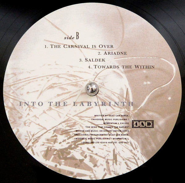 Dead Can Dance Into The Labyrinth 4AD 2xLP, Album, RE, RM Mint (M) Mint (M)
