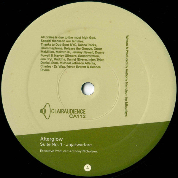 Afterglow (5) - Suite N°1 - Jujazwarfare (VINYL) | Excellent (EX) Very Good Plus (VG+)