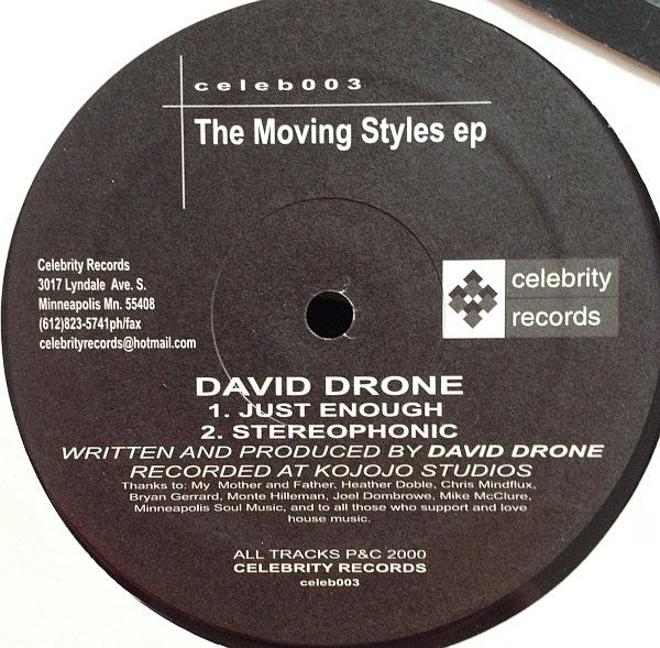 Bryan Gerrard - The Moving Styles EP | Excellent (EX) Generic