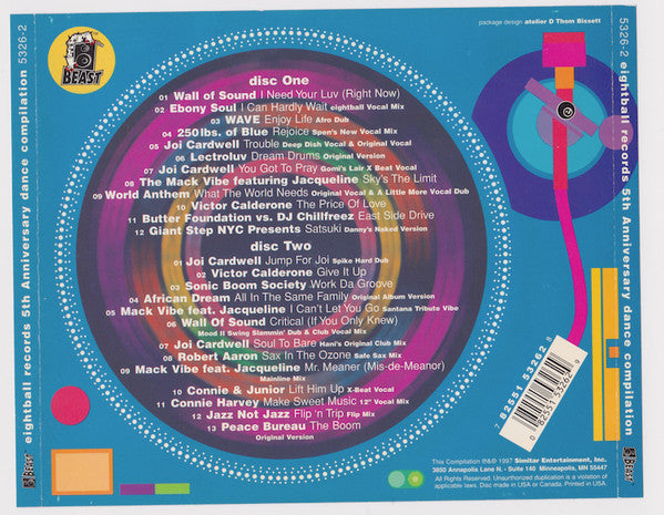Various - Eightball Records 5th Anniversary Dance Compilation | Near Mint (NM) Near Mint (NM)