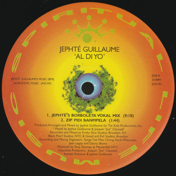 Jephté Guillaume - Al Di Yo (2xVINYL) | Near Mint (NM) Near Mint (NM)