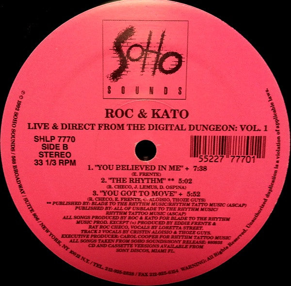 Roc & Kato - Live And Direct From The Digital Dungeon: Vol. 1 | Near Mint (NM) Generic