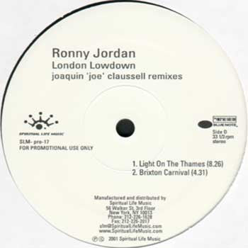 Ronny Jordan - London Lowdown (Joaquin 'Joe' Claussell Remixes) (2xVINYL) | Near Mint (NM or M-) Generic