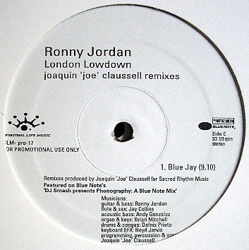 Ronny Jordan - London Lowdown (Joaquin 'Joe' Claussell Remixes) (2xVINYL) | Near Mint (NM or M-) Generic