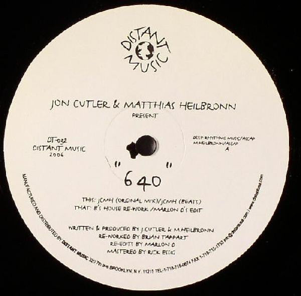 Jon Cutler - 640 (VINYL) | Near Mint (NM) Generic