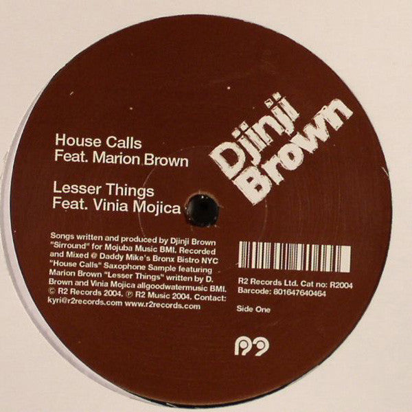 Djinji Brown - Djinji Brown EP | Very Good Plus (VG+) Generic