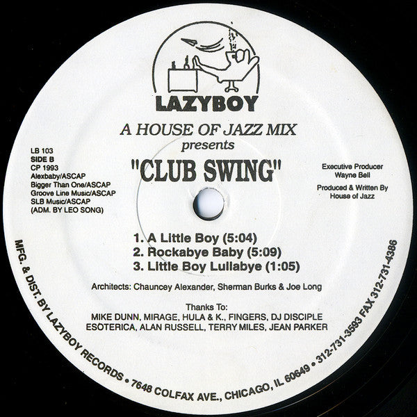House Of Jazz - Club Swing (VINYL) | Very Good (VG) Generic