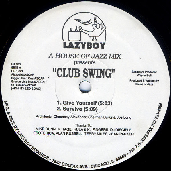 House Of Jazz - Club Swing (VINYL) | Very Good (VG) Generic