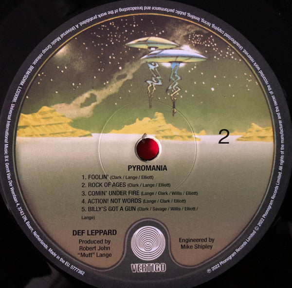 Pyromania (VINYL) | Mint (M) Mint (M)