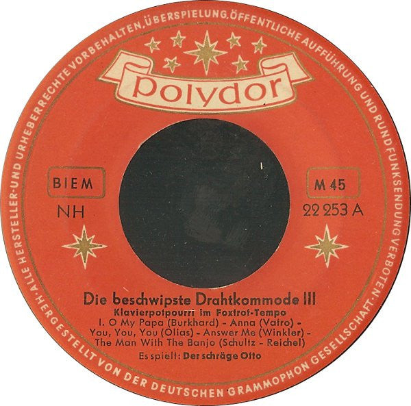 Die Beschwipste Drahtkommode III | Very Good Plus (VG+) Generic
