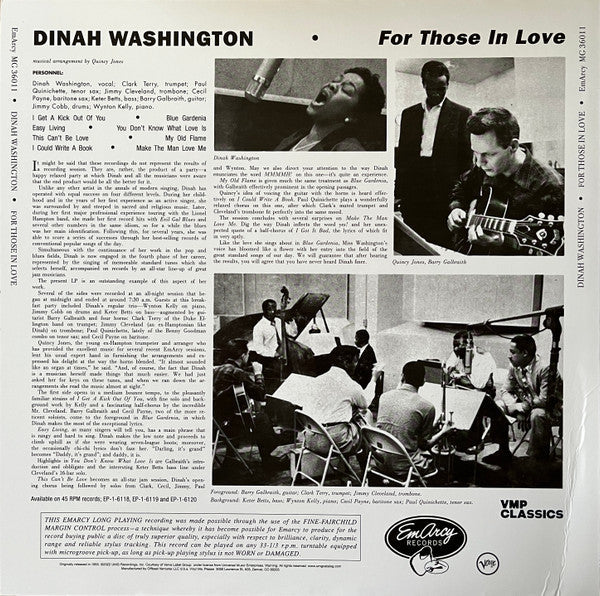 For Those In Love (VINYL / VMP) | Mint (M) Mint (M)