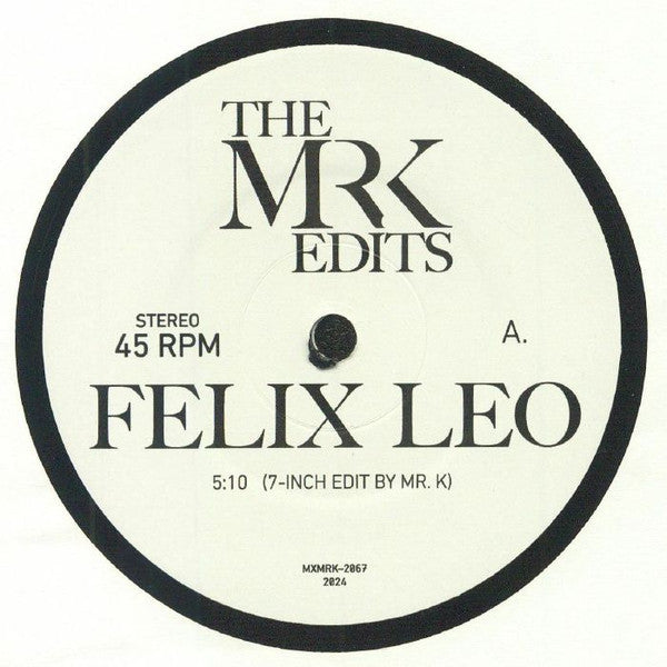 Felix Leo / In Love (Mr K Edits)(7" VINYL) | Mint (M) Generic