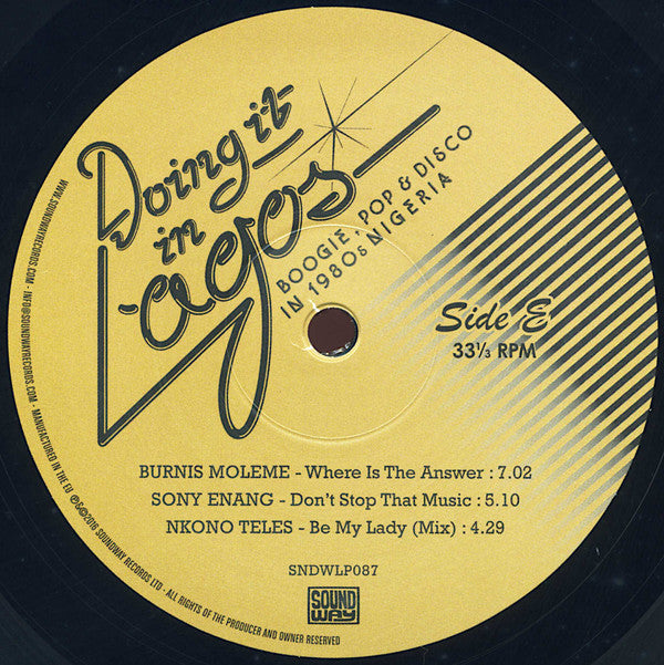 Various - Doing It In Lagos (Boogie, Pop & Disco In 1980s Nigeria) (3LP) | Mint (M) Excellent (EX)