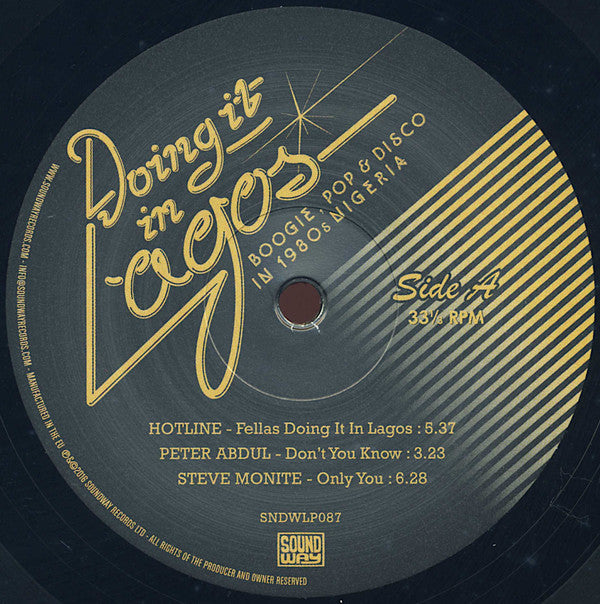 Various - Doing It In Lagos (Boogie, Pop & Disco In 1980s Nigeria) (3LP) | Mint (M) Excellent (EX)