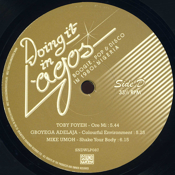 Various - Doing It In Lagos (Boogie, Pop & Disco In 1980s Nigeria) (3LP) | Mint (M) Excellent (EX)