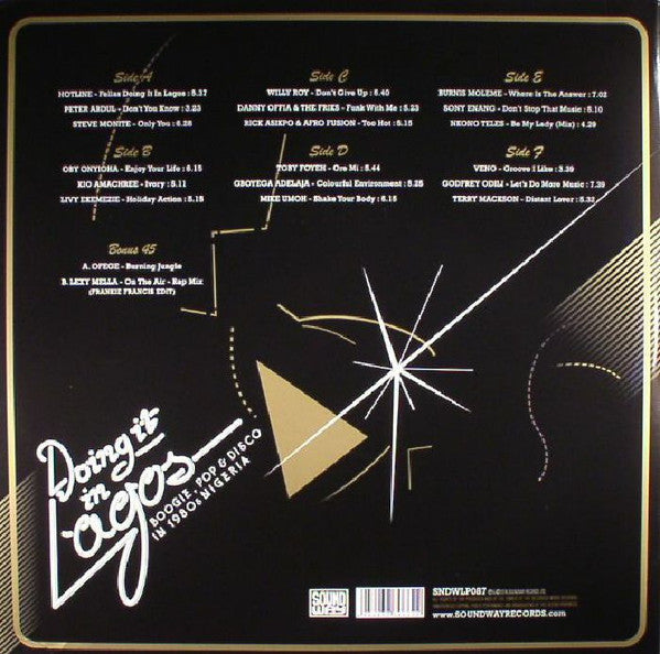 Various - Doing It In Lagos (Boogie, Pop & Disco In 1980s Nigeria) (3LP) | Mint (M) Excellent (EX)