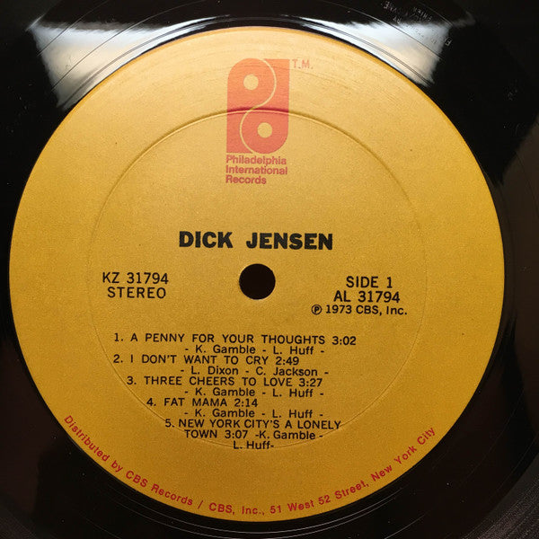 Dick Jensen (VINYL) | Excellent+ (EX+) Excellent+ (EX+)