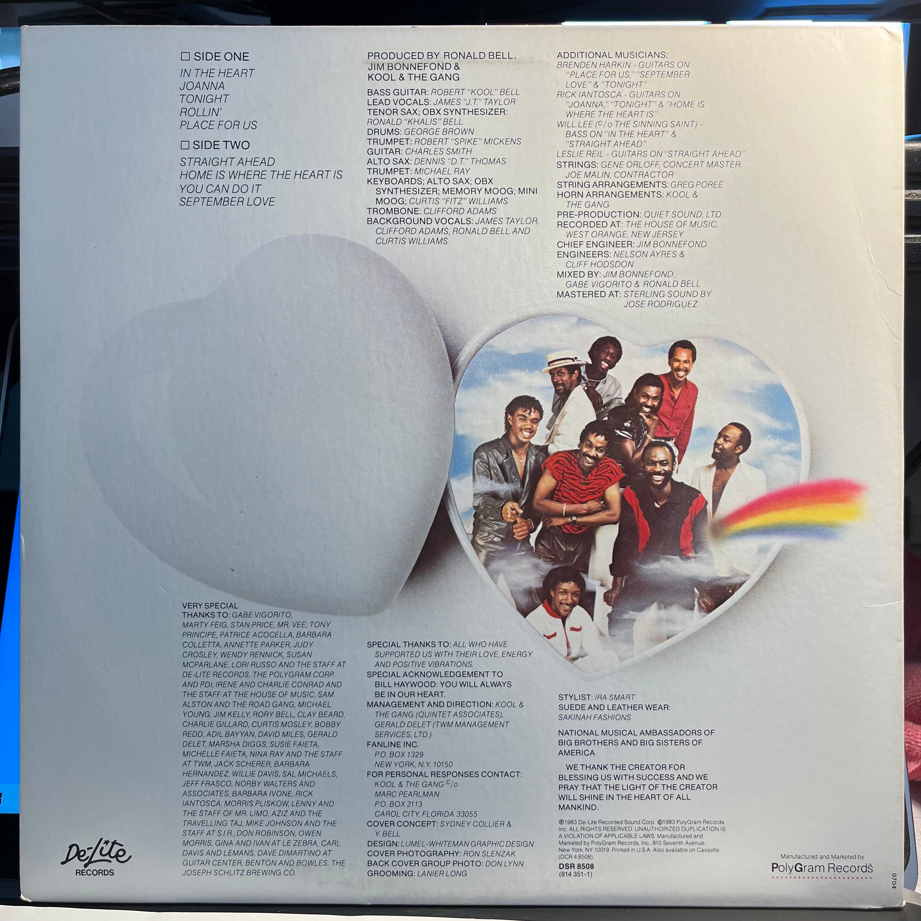 Kool & The Gang - In The Heart *PITMAN - 56* | Excellent (EX) Excellent (EX)