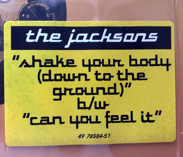 The Jacksons - Shake Your Body (Down To The Ground) / Can You Feel It (VINYL) | Excellent (EX) Excellent (EX)