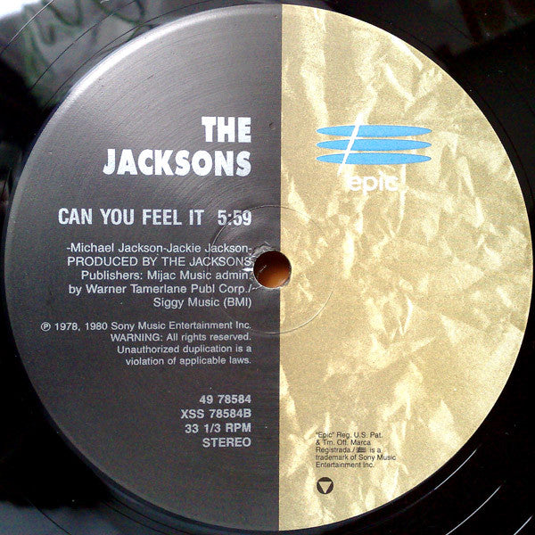 The Jacksons - Shake Your Body (Down To The Ground) / Can You Feel It (VINYL) | Excellent (EX) Excellent (EX)