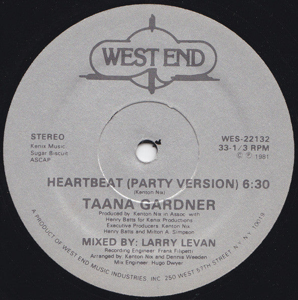 Taana Gardner - Heartbeat | Near Mint (NM) Generic