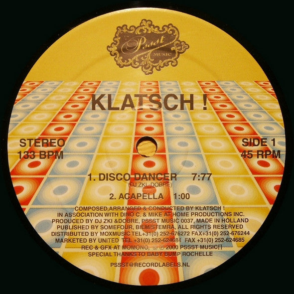 Klatsch! - Disco Dancer | Near Mint (NM) Near Mint (NM)