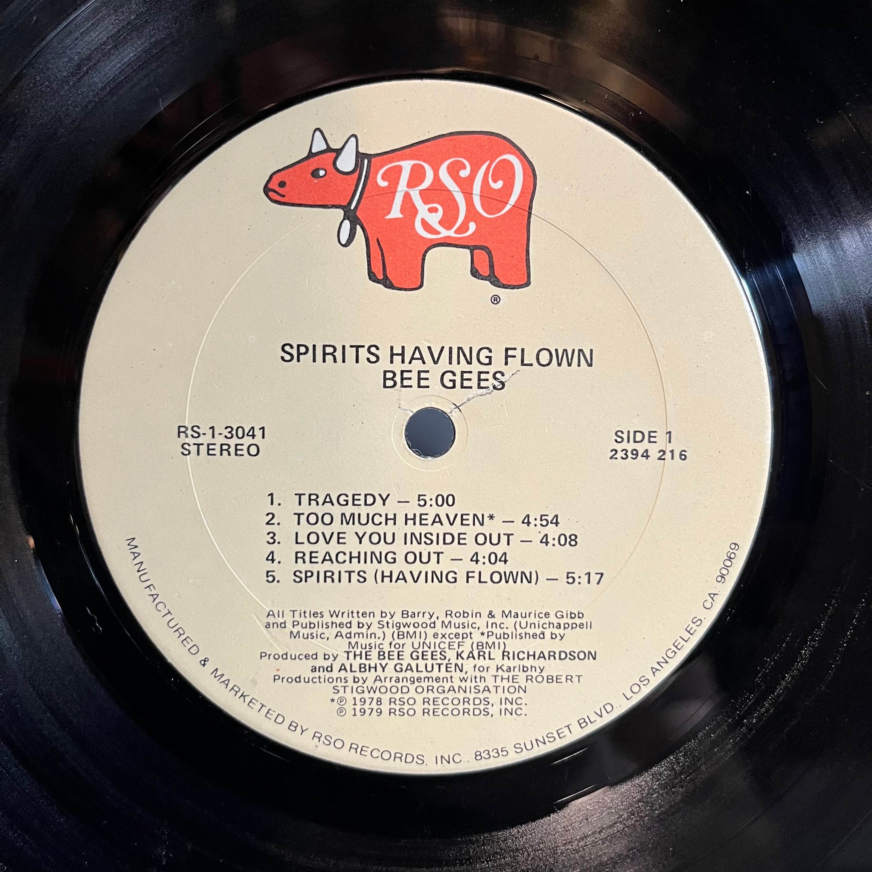 Spirits Having Flown (VINYL) | Near Mint (NM) Very Good Plus Plus (VG++)