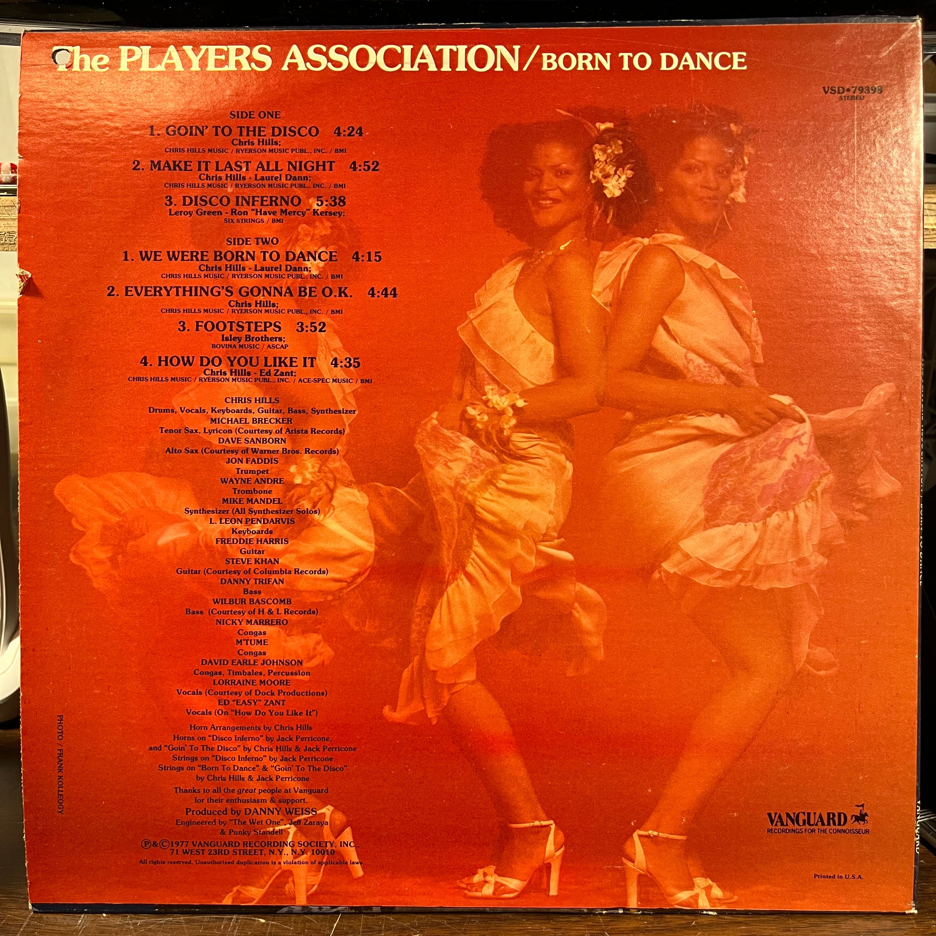 The Players Association - Born To Dance (LP) | Near Mint (NM) Near Mint (NM)