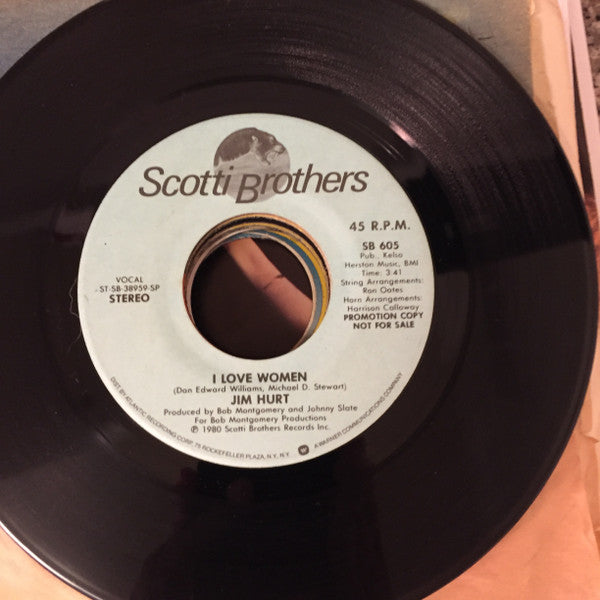 Jim Hurt - I Love Women *45RPM* | Near Mint (NM) Generic