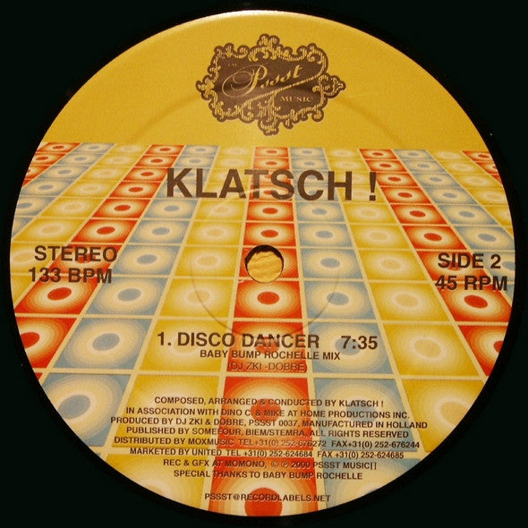 Klatsch! - Disco Dancer | Near Mint (NM) Near Mint (NM)