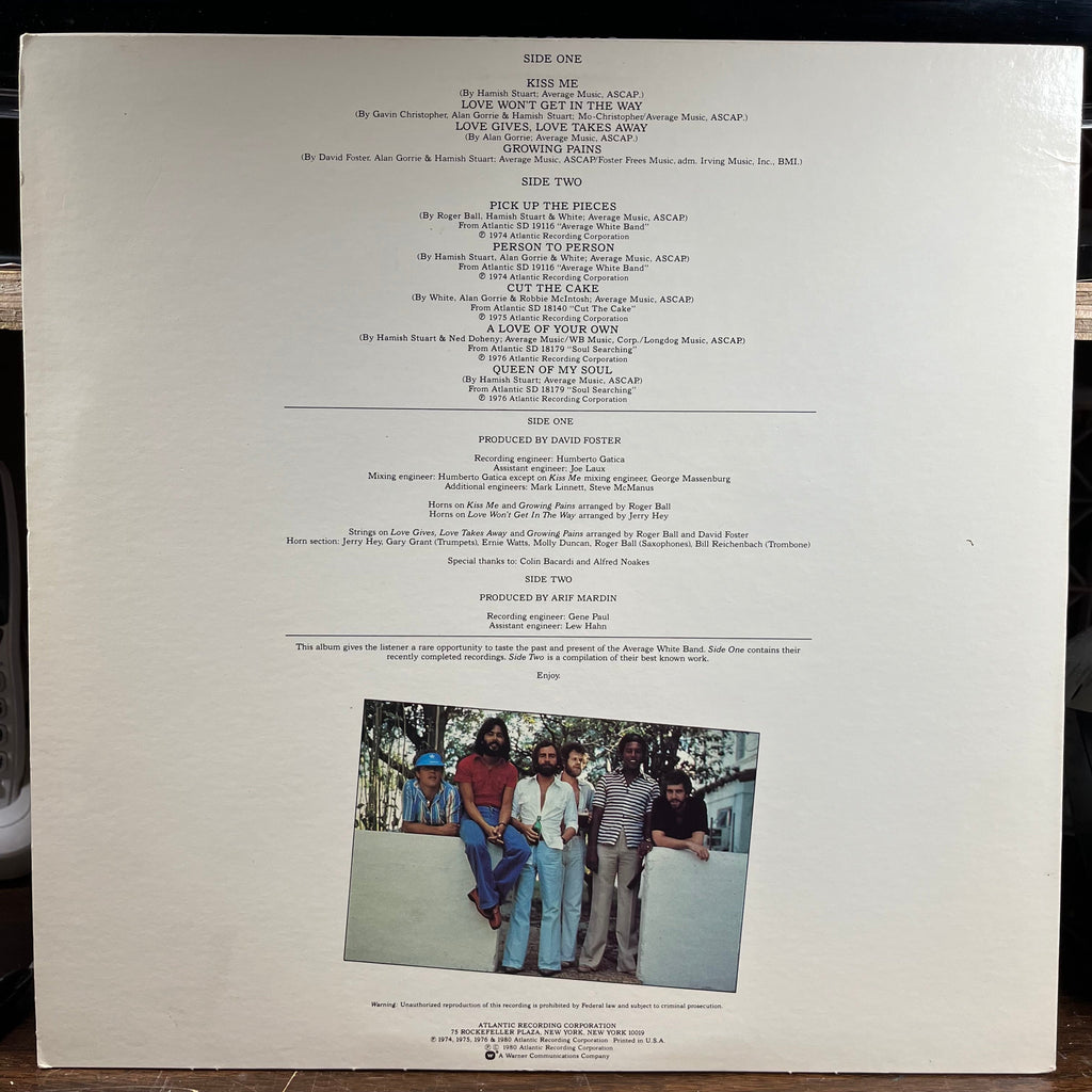Average White Band - Volume VIII (VINYL) | Near Mint (NM) Near Mint (NM)