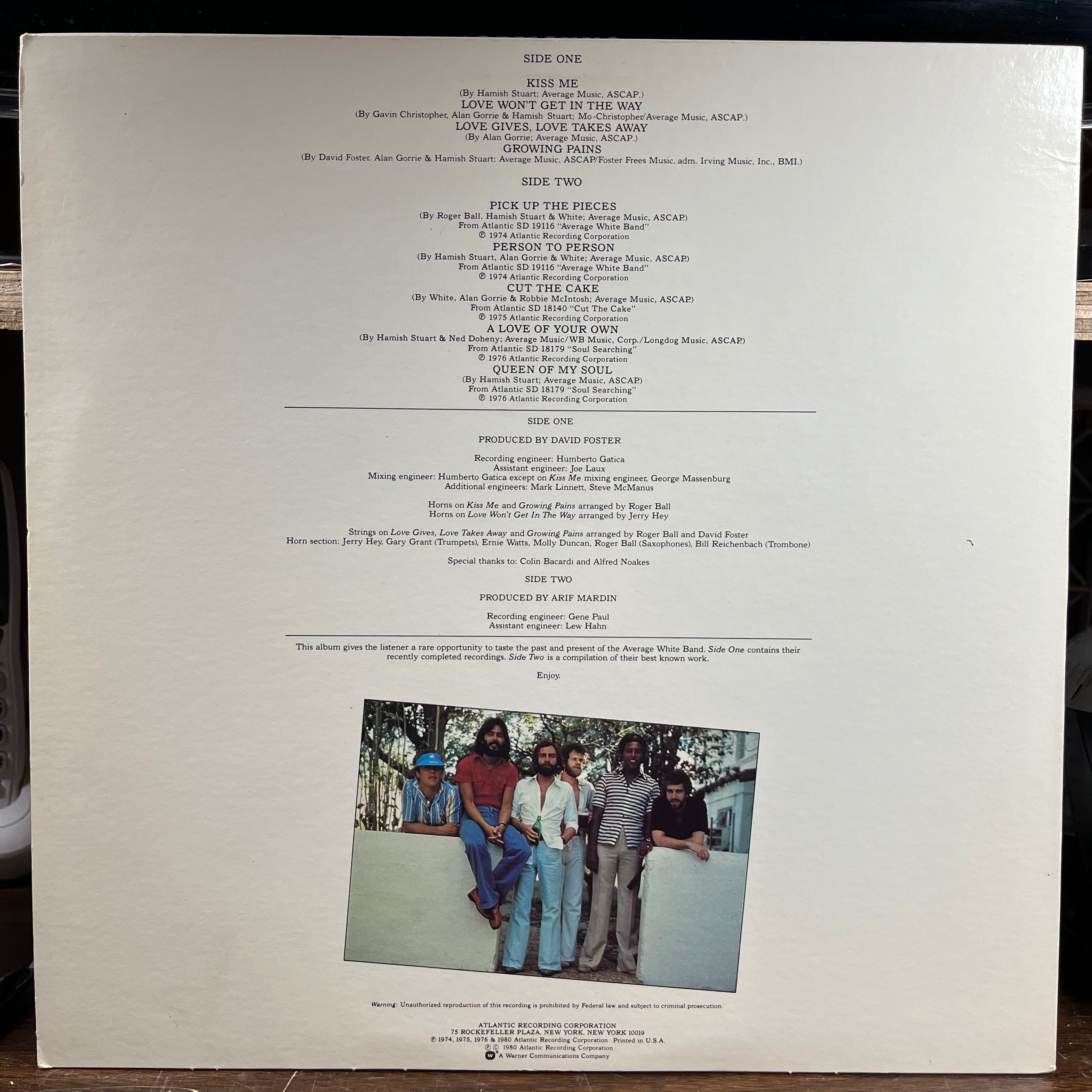 Average White Band - Volume VIII (VINYL) | Near Mint (NM) Near Mint (NM)