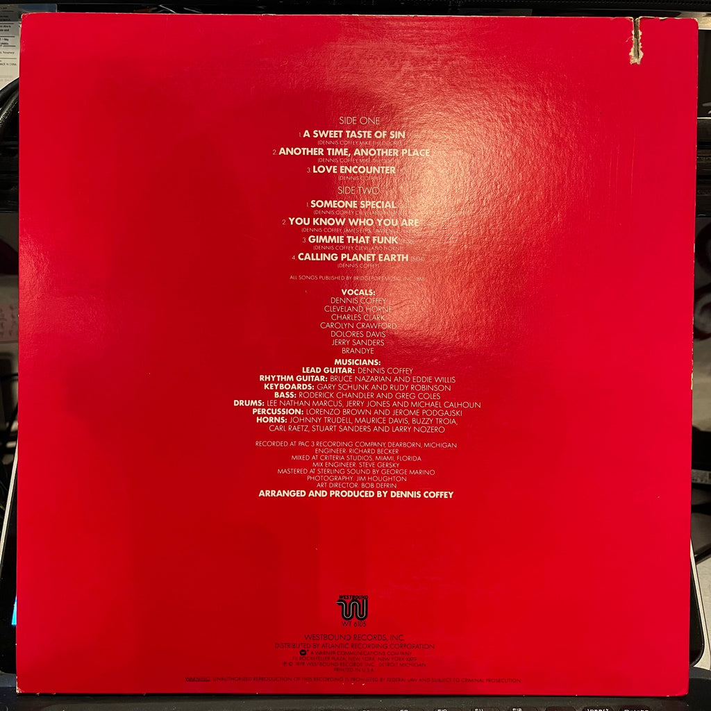 The Dennis Coffey Band - A Sweet Taste Of Sin | Near Mint (NM) Excellent (EX)