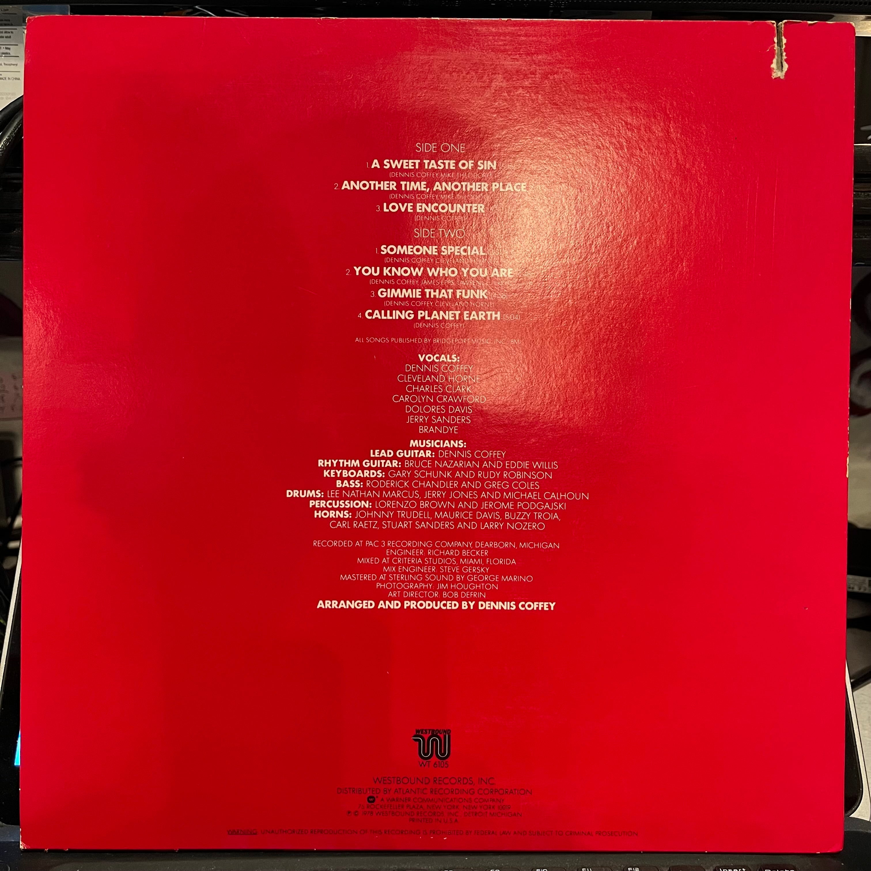 The Dennis Coffey Band - A Sweet Taste Of Sin | Near Mint (NM) Excellent (EX)