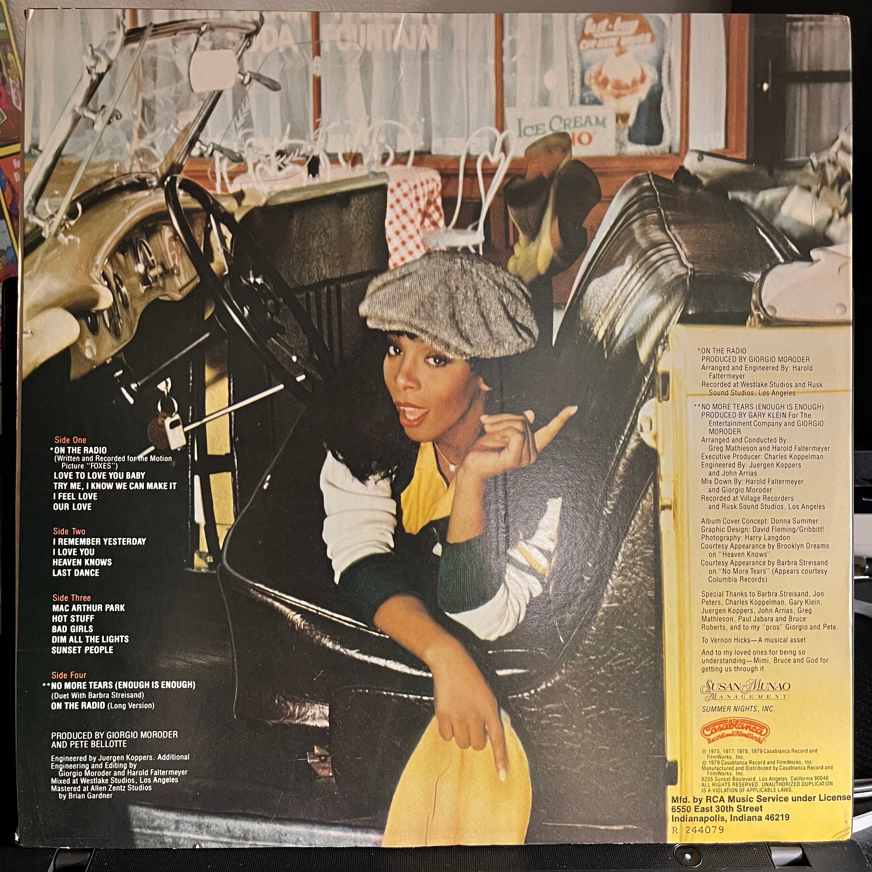 Donna Summer - On The Radio: Greatest Hits Vol. 1 & 2 *CLUB/RCA* | Near Mint (NM) Near Mint (NM)