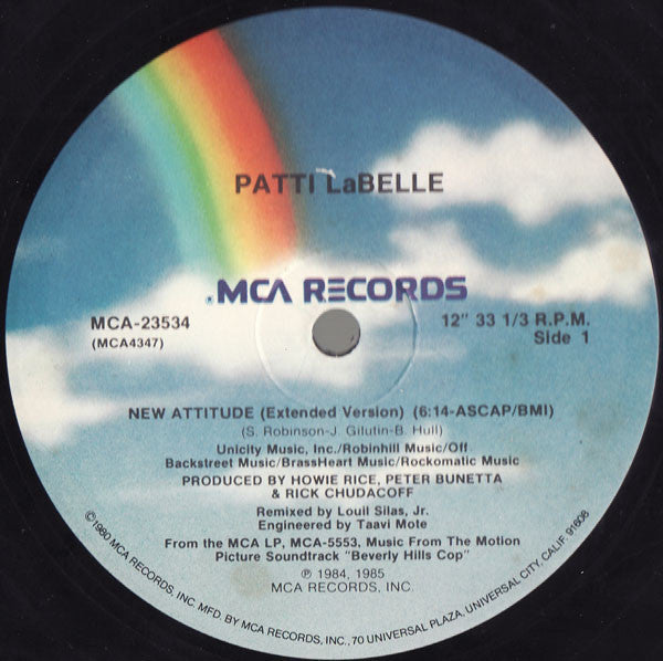 Patti LaBelle - New Attitude / Axel F (VINYL) | Near Mint (NM or M-)