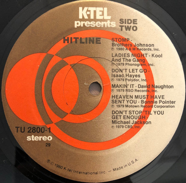 Various - Hitline | Very Good Plus (VG+) Very Good Plus (VG+)