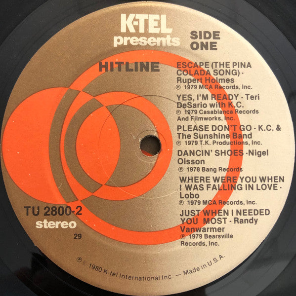Various - Hitline | Very Good Plus (VG+) Very Good Plus (VG+)