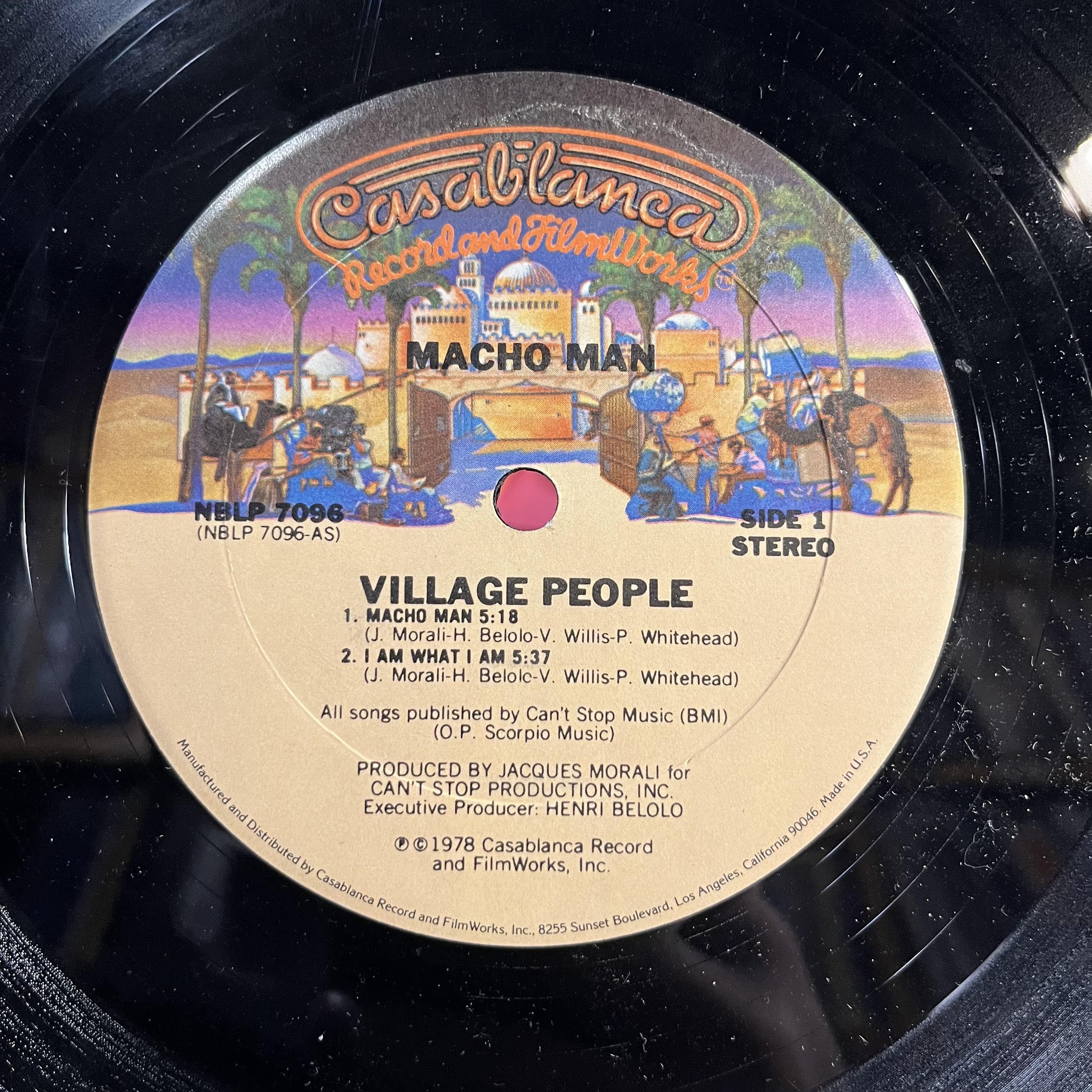 Macho Man *GOL PRESSING* | Very Good (VG) Excellent (EX)