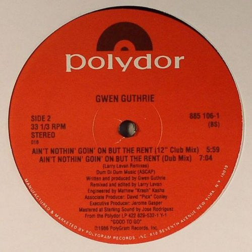 Ain't Nothin' Goin' On But The Rent | Mint (M) Generic