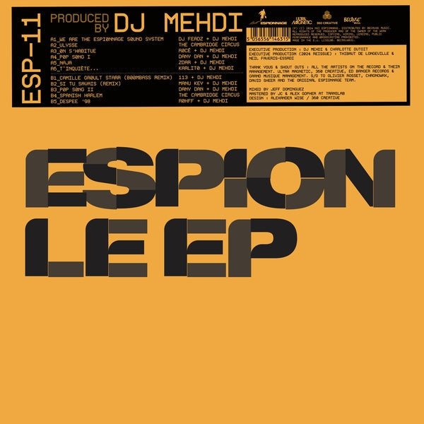 Espion Ep (Clear Vinyl) |