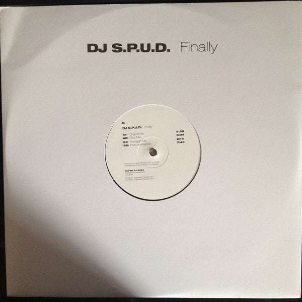 DJ S.P.U.D. - Finally | Very Good Plus (VG+) Very Good Plus (VG+)