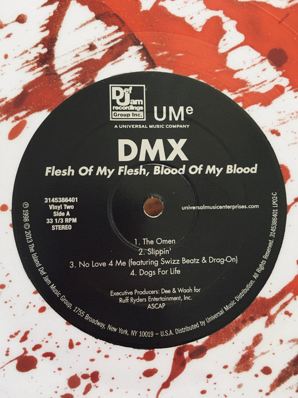 DMX Flesh Of My Flesh Blood Of My Blood Ruff Ryders, Def Jam Recordings 2xLP, Album, RE, S/Edition, Blo Mint (M) Mint (M)