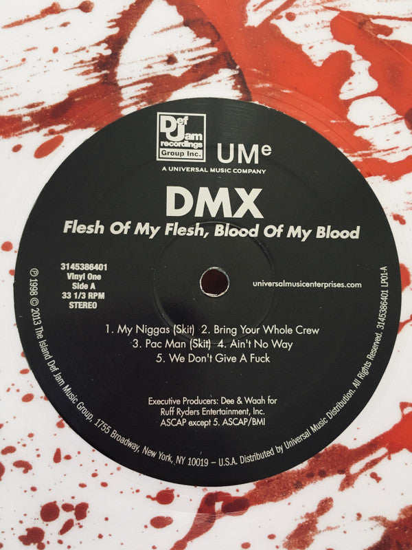 DMX Flesh Of My Flesh Blood Of My Blood Ruff Ryders, Def Jam Recordings 2xLP, Album, RE, S/Edition, Blo Mint (M) Mint (M)