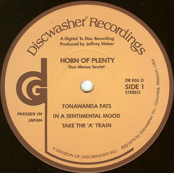Don Menza With Chuck Findley, Bill Reichenbach (2) - Horn Of Plenty | Near Mint (NM) Near Mint (NM)