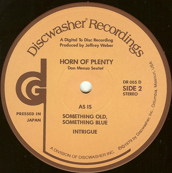 Don Menza With Chuck Findley, Bill Reichenbach (2) - Horn Of Plenty | Near Mint (NM) Near Mint (NM)